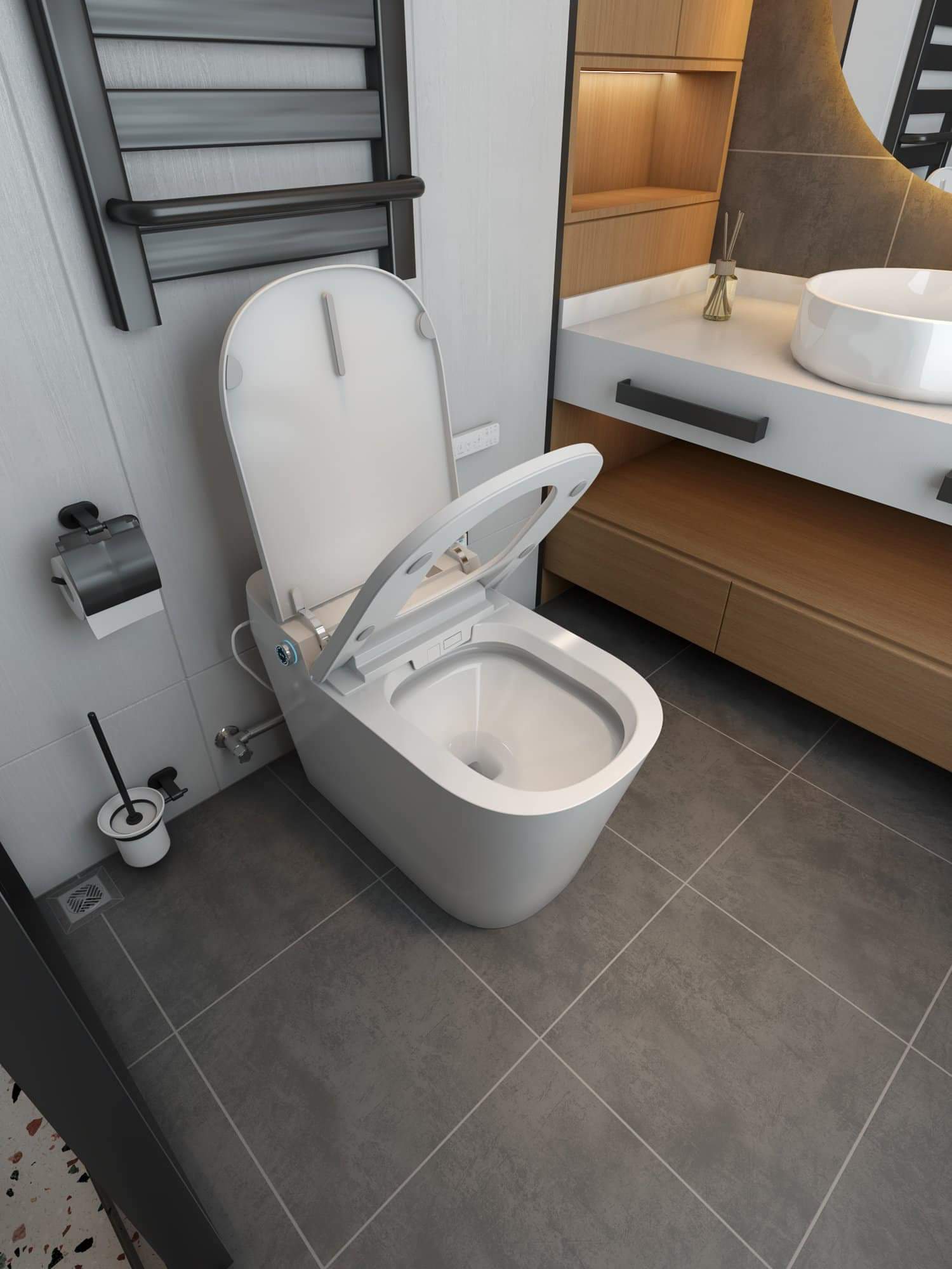 Nhà mình cho thuê nhà mới, căn góc, Thái Hà; vỉa hè 114m2* 5T- 46 Tr - Ảnh 1